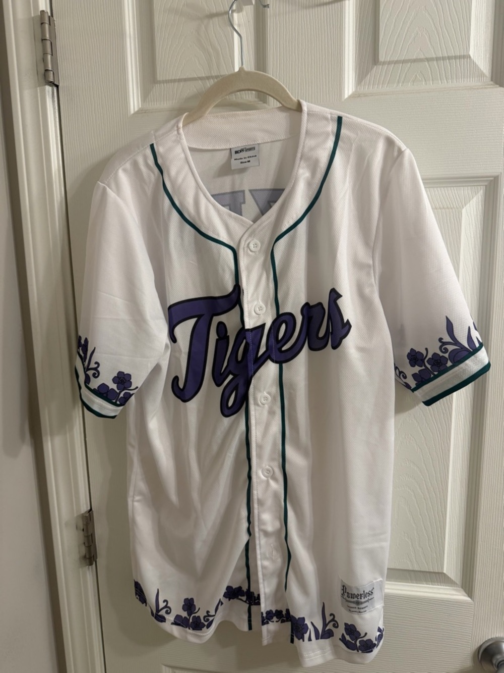 RARE Special Edition - Powerless Themed Tigers Baseball Jersey